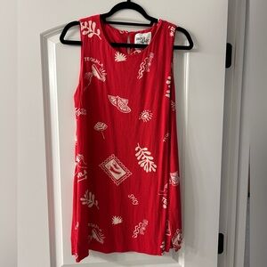 Paper Heart Red Tequila Dress